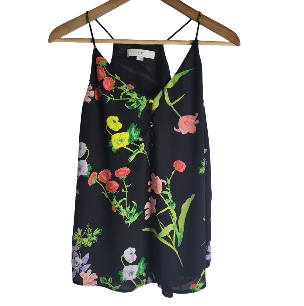 Floral Spaghetti Strap Top